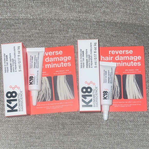 K18 Other - K18 leave-in molecular repair hair mask set